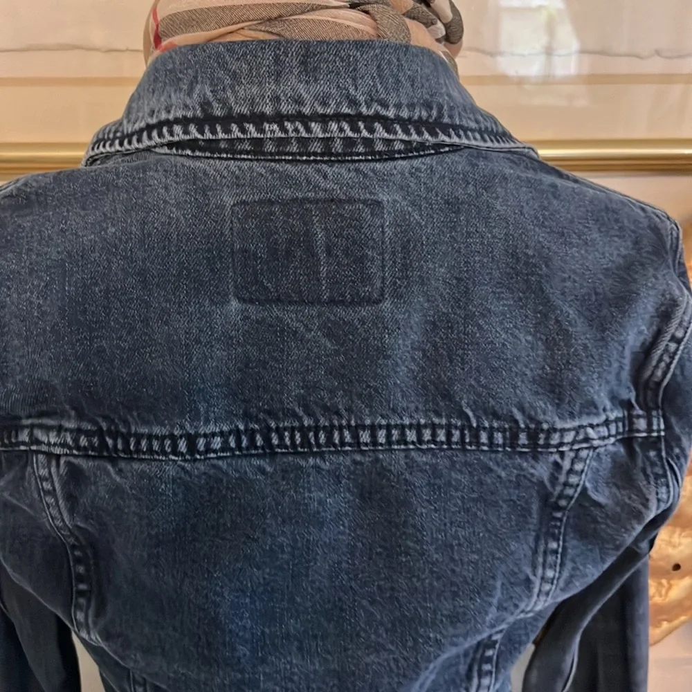 Trendy BlankNYC jean jackets in deep dark blue denim